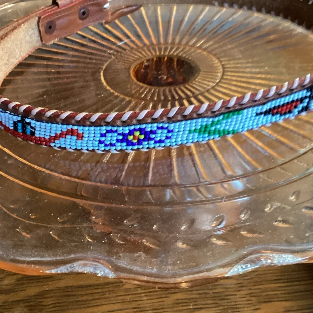 Colorful Beaded Kids Belt